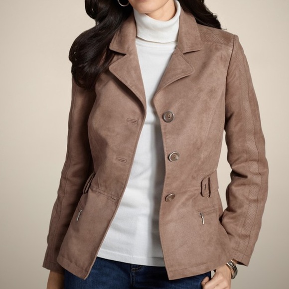 Chico's Jackets & Blazers - Chico Faux Suede Kinsley Jacket